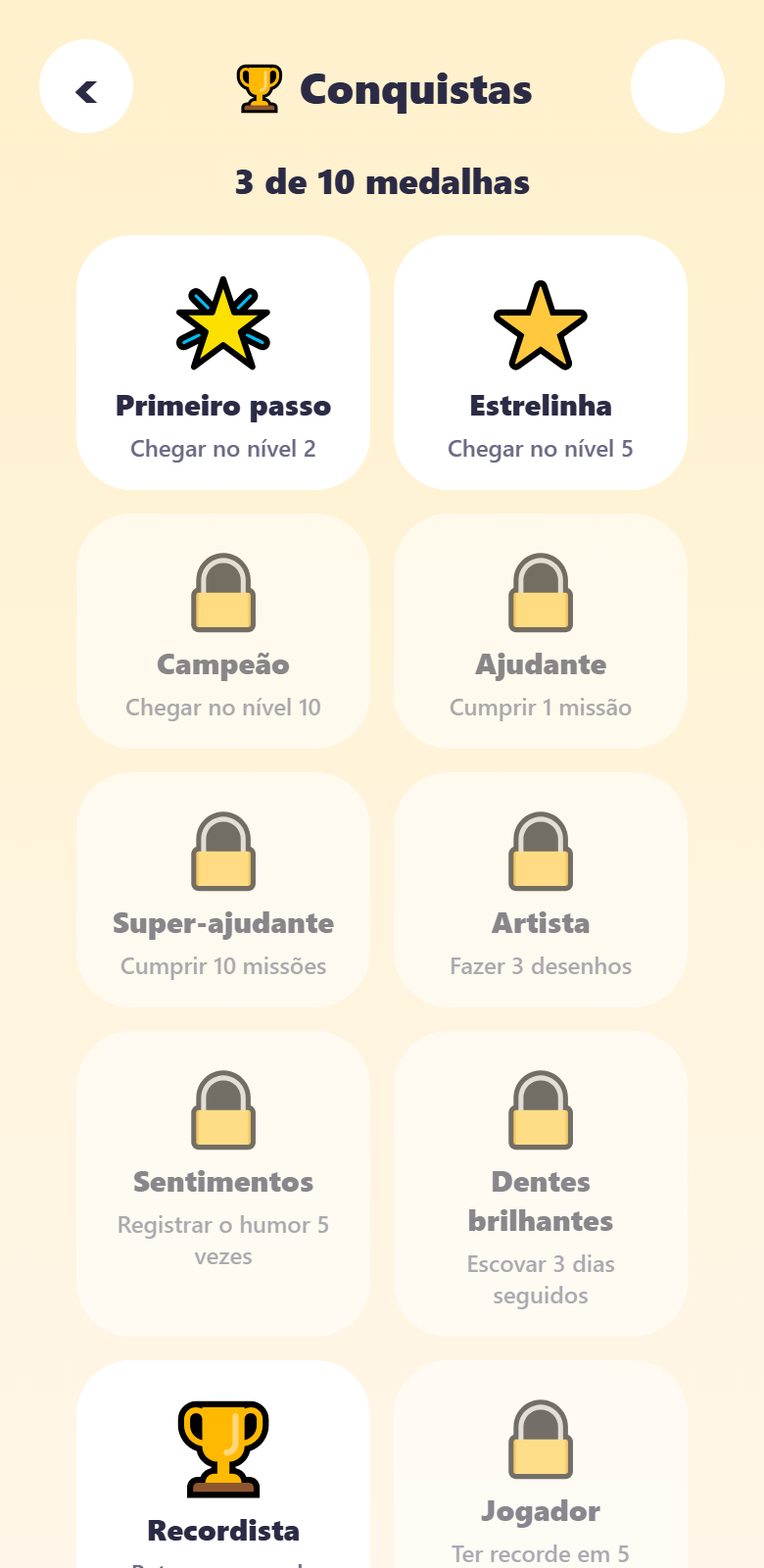 Conquistas e medalhas