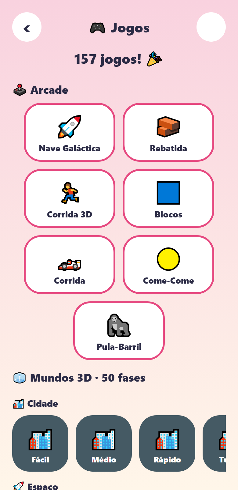 Catálogo de jogos